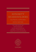 Minority shareholders : law, practice and procedure /