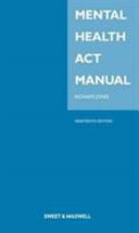 Mental Health Act manual /