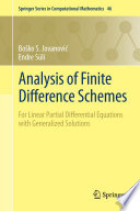 Analysis of finite difference schemes : for linear partial differential equations with generalized solutions /