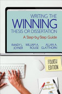 Writing the winning thesis or dissertation : a step-by-step guide /