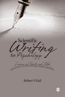 Scientific writing for psychology : lessons in clarity and style /
