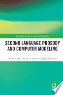 Second language prosody and computer modeling /