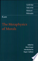 The metaphysics of morals /
