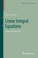 Linear integral equations : theory & technique /