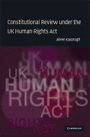 Constitutional review under the UK Human Rights Act /