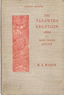 Tarawera : the volcanic eruption of 10 June 1886 /