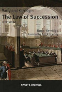 Parry and Kerridge : the law of succession.