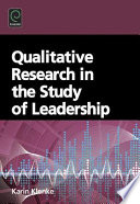 Qualitative research in the study of leadership /