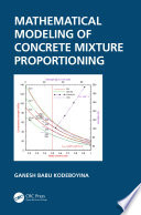 Mathematical modeling of concrete mixture proportioning /