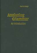Analyzing grammar : an introduction /