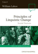 Principles of linguistic change /