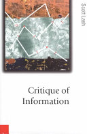 Critique of information /