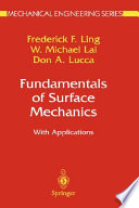 Fundamentals of surface mechanics : with applications /