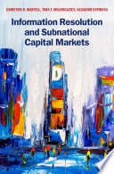 Information resolution and subnational capital markets /
