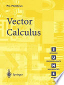 Vector calculus /