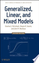 Generalized, linear, and mixed models /