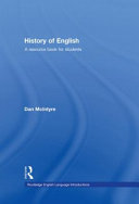History of English : a resource book for students /