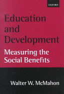Education and development : measuring the social benefits /