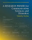 A research primer for communication sciences and disorders /