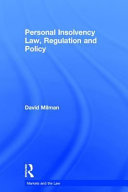 Personal insolvency law, regulation and policy /