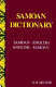 Samoan dictionary : Samoan-English, English-Samoan /