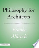 Philosophy for architects /