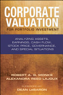 Corporate valuation for portfolio investment : analyzing assets, earnings, cash flow, stock price, governance, and special situations /