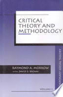 Critical theory and methodology /