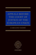 Appeals before the Court of Justice of the European Union /