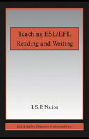 Teaching ESL/EFL reading and writing /