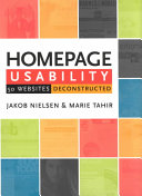 Homepage usability : 50 websites deconstructed /