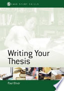 Writing your thesis /