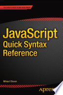 JavaScript quick syntax reference /