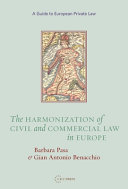 The harmonization of civil and commercial law /