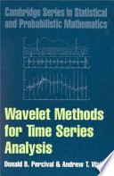 Wavelet methods for time series analysis /