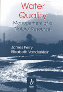 Water quality : management of a natural resource /