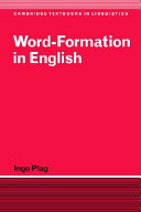 Word-formation in English /