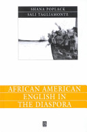 African American English in the diaspora /