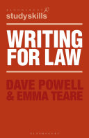Writing for law /
