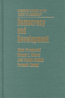 Democracy and development : political institutions and well-being in the world, 1950-1990 /
