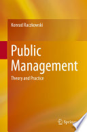 Public management : theory and practice /
