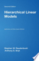 Hierarchical linear models : applications and data analysis methods /