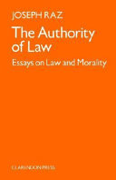 The authority of law : essays on law and morality /
