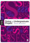 Doing your undergraduate project /