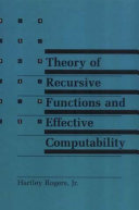 Theory of recursive functions and effective computability /