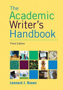 The academic writer's handbook /