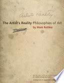 The artist's reality : philosophies of art /
