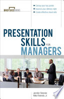 Presentation skills for managers /