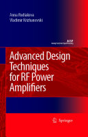 Advanced design techniques for RF power amplifiers /