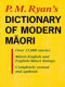 A dictionary of modern Māori /